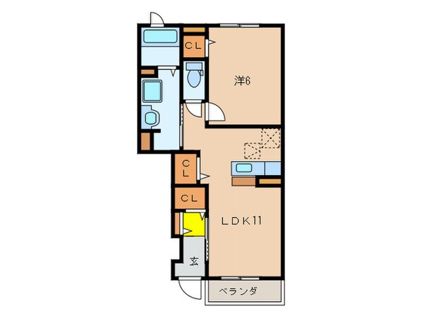 ヴィレッタの物件間取画像